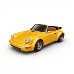 Classic 964-style convertible electric drift sports car - Image 2