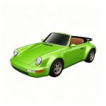 Classic 964-style convertible electric drift sports car - Image 3