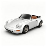 Classic 964-style convertible electric drift sports car - Image 5